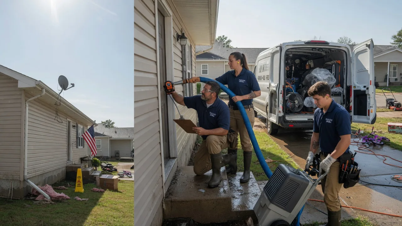 Ceiling Water Damage Restoration in Crete, IL near me